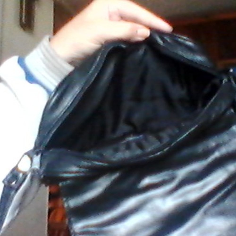 Black Leather Purse